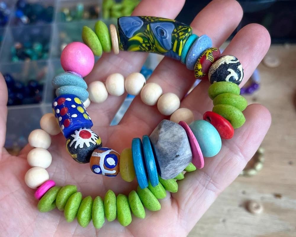 clay bead bracelet ideas