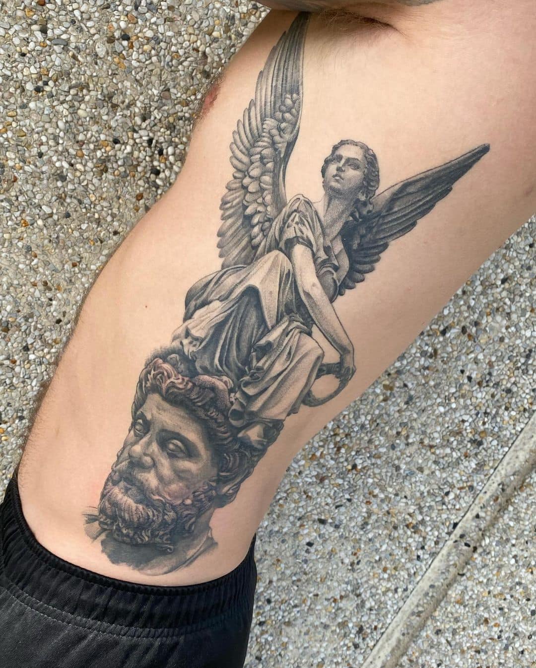 Winged Victory of Samothrace Temporary Tattoo Sticker  OhMyTat