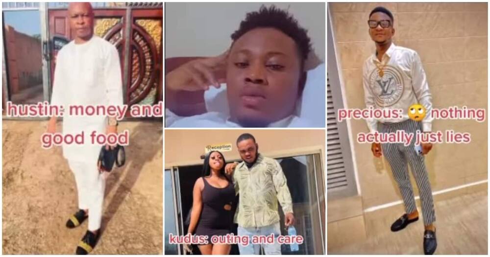 Lady posts her exes, lady posts pictures of her 5 ex-boyfriends, Nigerian lady shares pictures of her exes
