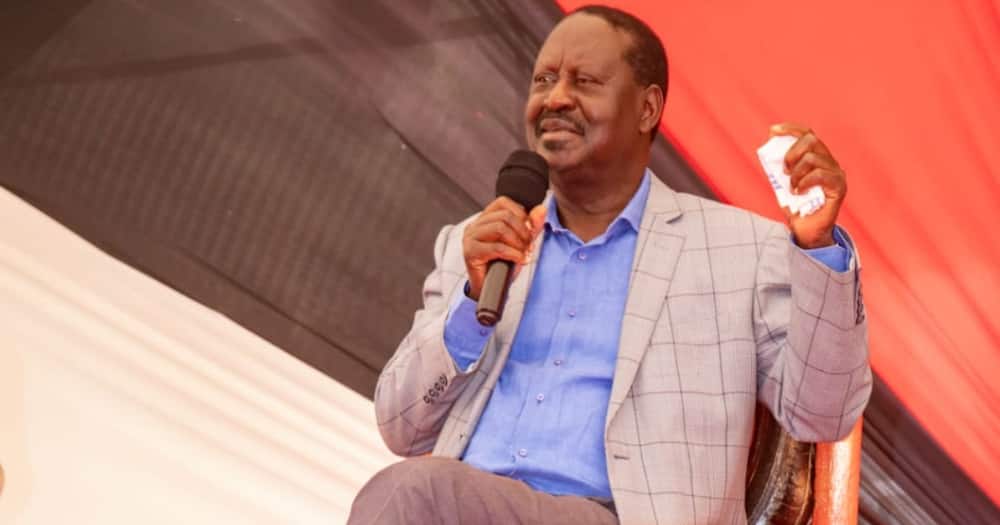 Raila Odinga explained he is not seeking employment but bringing change.