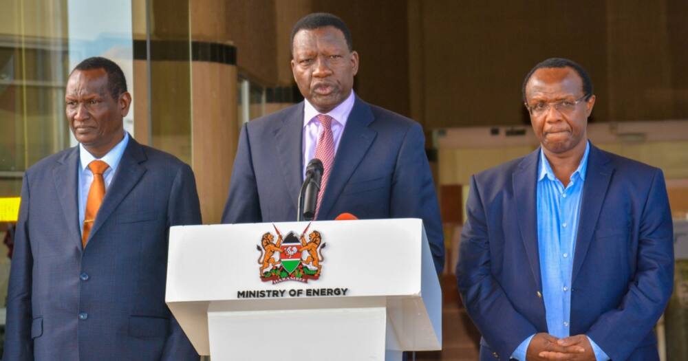 Energy CS Davis Chirchir announced the oil import deal in March.