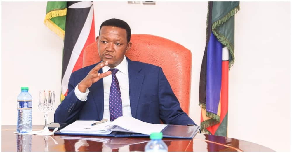 Alfred Mutua said they had gone to court.