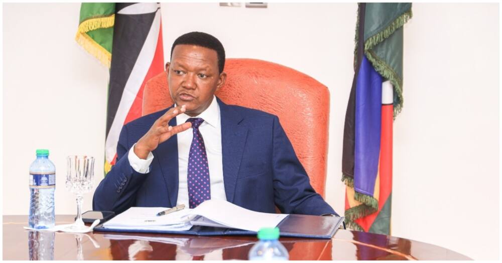 Alfred Mutua said they had gone to court.