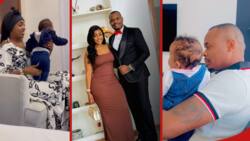 Amber Ray, Lover Kennedy Rapudo Finally Unveil Their Adorable Daughter's Face
