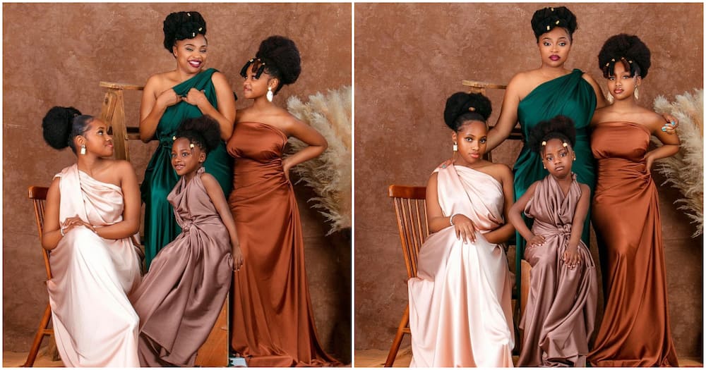 Massawe Japanni and her adorable daughters.