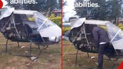 Brilliant University of Kabianga Student Builds Impeccable Helicopter Using Scrap Metal
