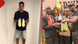Talented Kitale High School Footballer Finally Receives KSh 100k Boots from Spanish Striker