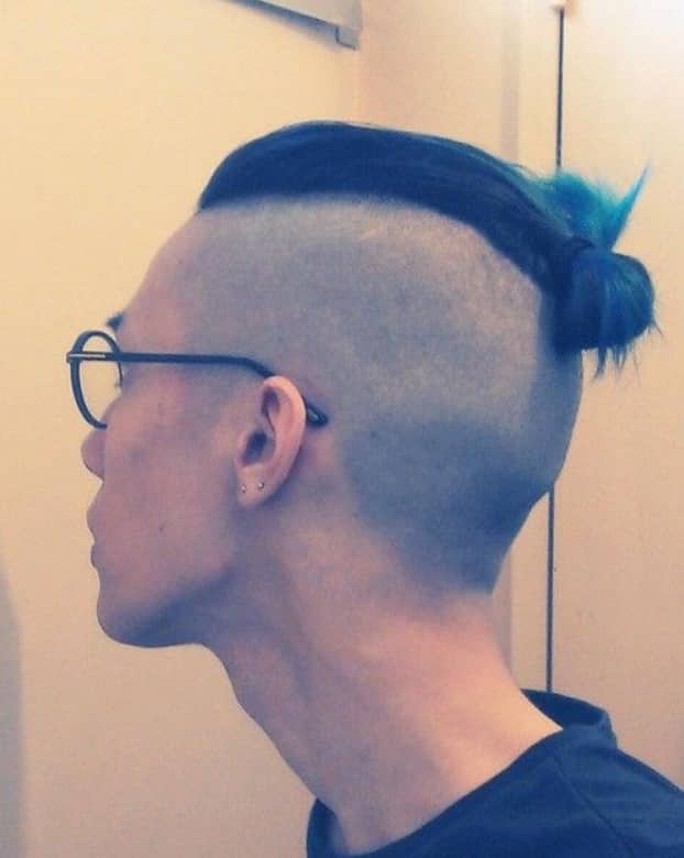 Mohawk with chomage haircut
