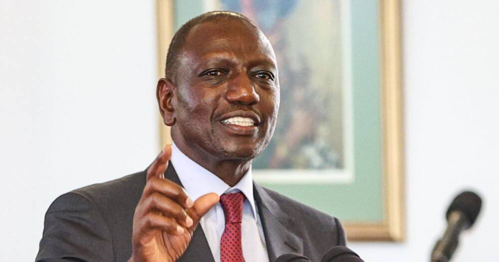 President William Ruto speaks on May 23.