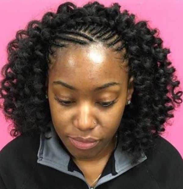 individual curly tree braids