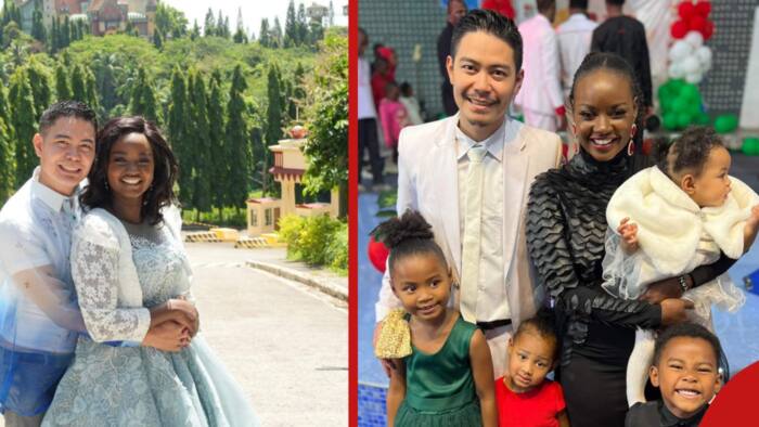 Kenyan Woman Married to Filipino Hubby Cutely Dressed Kids in Colours of Flag