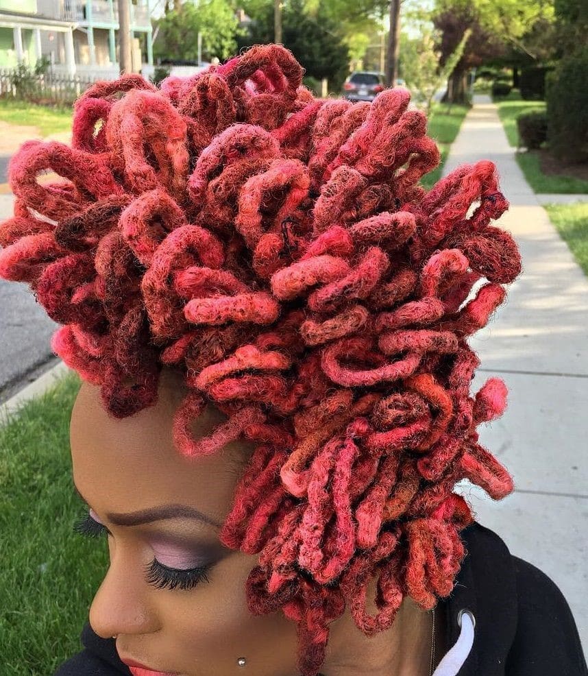 20 best loc styles with curls that will look great on you