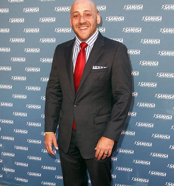 Kevin Hines poses for a photo at the SAMHSA's 2014 Voice Awards