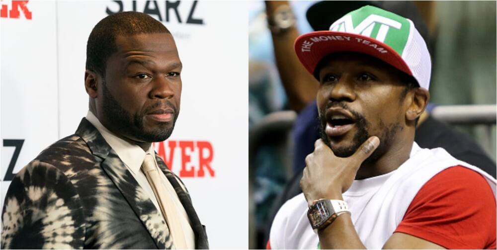 Tension as Mayweather 'attacks' 50 Cent again, challenges him to a 'winner takes all' fight