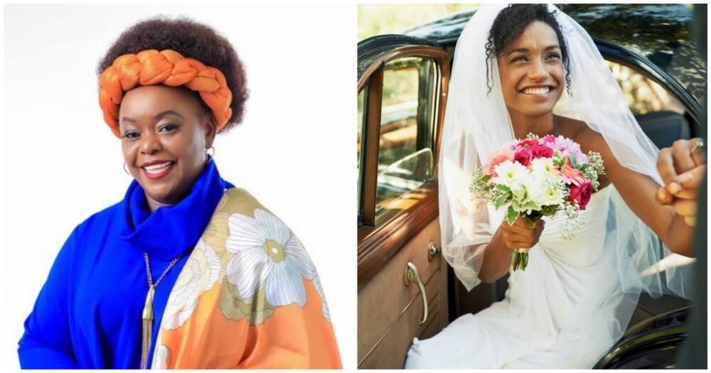 Millie Odhiambo said women can get married as many times as they want. Photo: Millie Odhiambo/Twitter, Pixdeluxe/Getty Images.