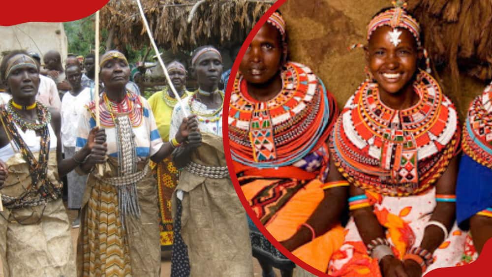 A collage of the Marakwet people and R, The Tugen people