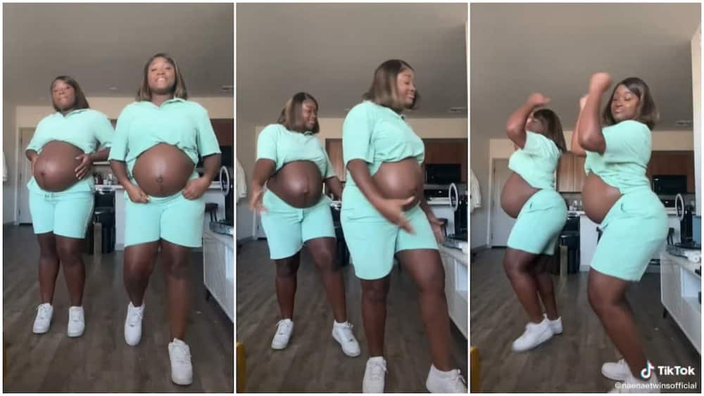 Pregnant twins got much love online/pregnant women and their health.