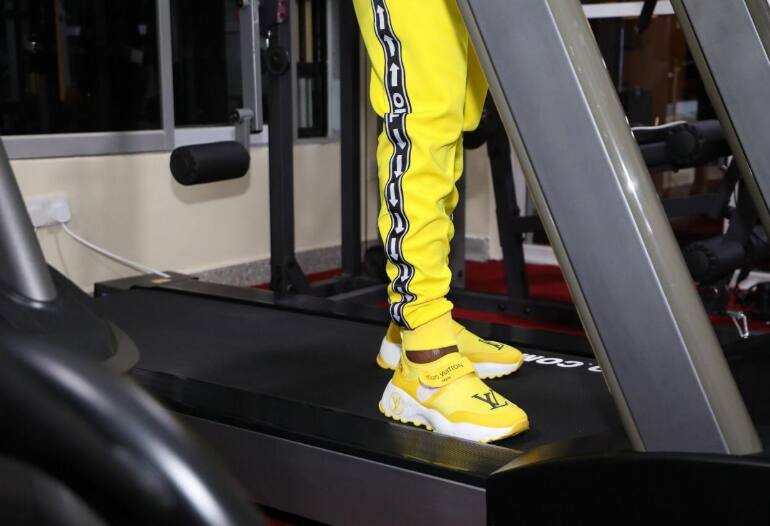 Mike Sonko embarks on belly reduction mission, makes debut in classy private gym