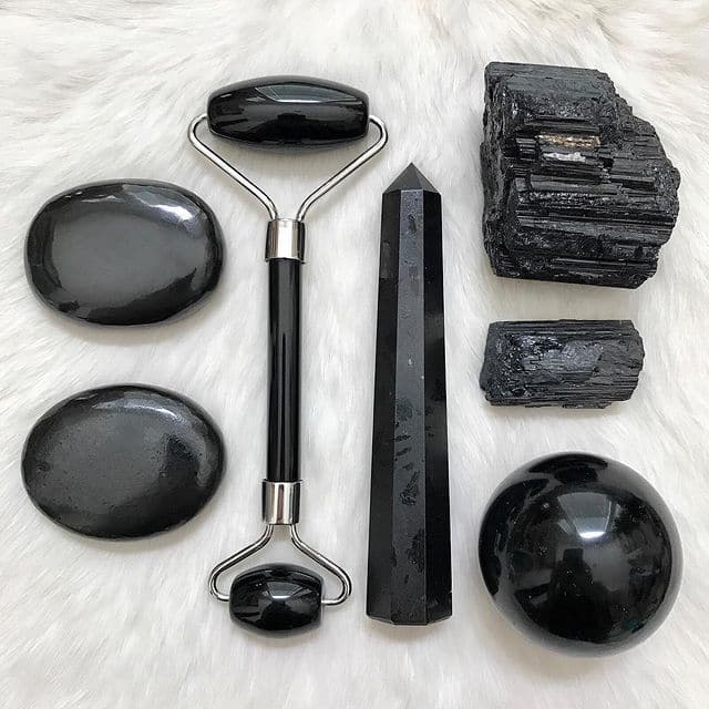 List of black crystals store and stones