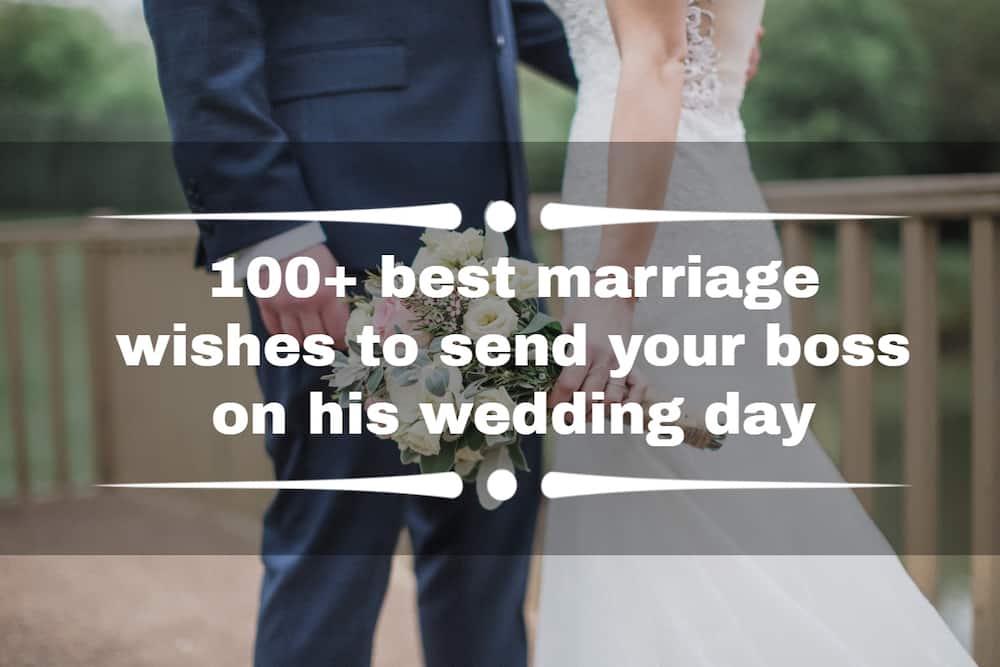Marriage wishes to send your boss