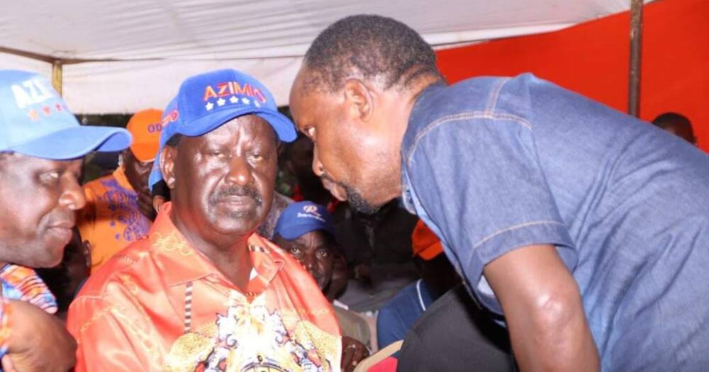 Raila Awapigia Debe Natembeya, Wangamati Kupigania Ugavana Trans Nzoia, Bungoma