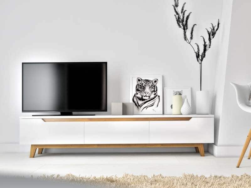 Scandinavian-style TV stand