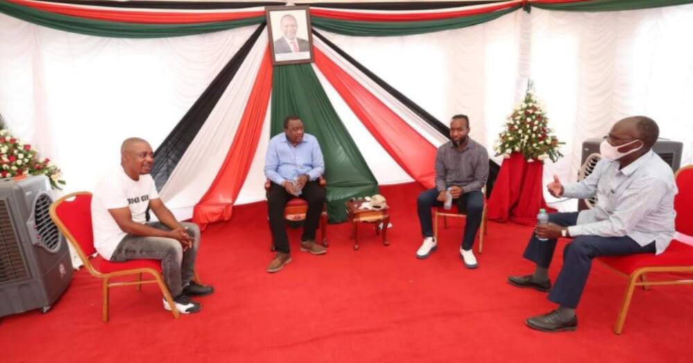 Uhuru hosts Msambweni ODM aspirant Omar Boga ahead of by-election