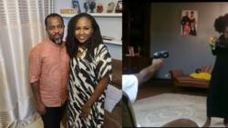 Mercy Masika, Hubby Blissfully Play with Toy Guns at Home After Growing up Without Toys