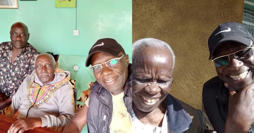 Fred Machokaa shares photos of him and his elderly parents in their home village, Kisii.