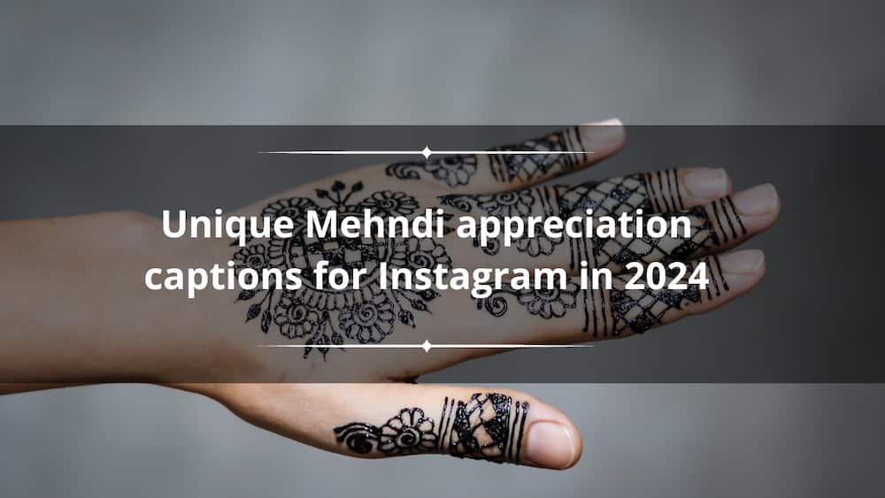 Mehndi captions for Instagram
