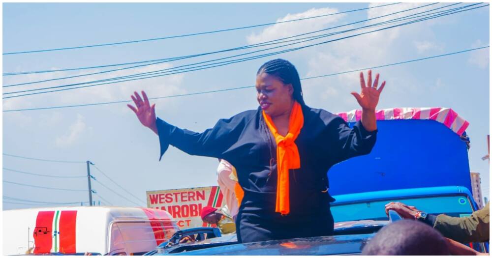 Winnie Majani was the candidate for the Azimio la Umoja coalition.