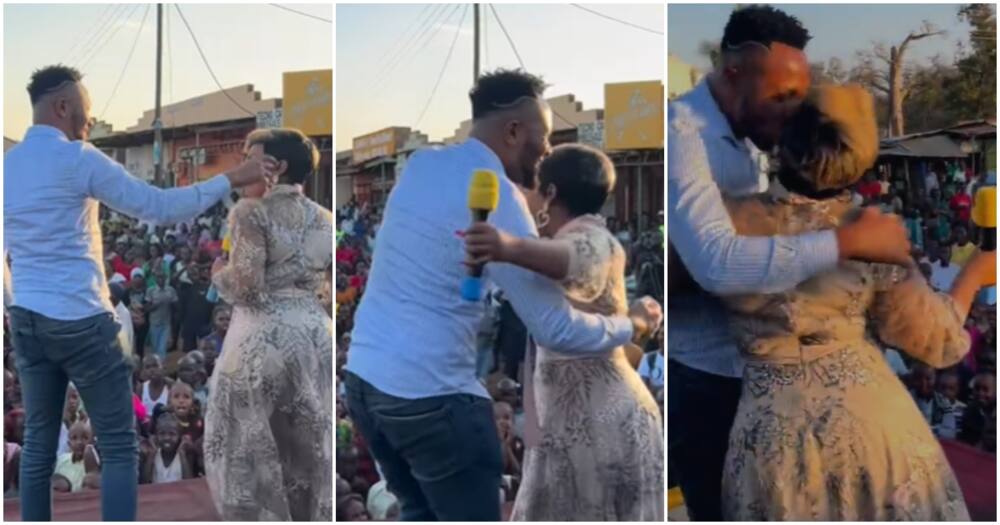 DJ Mo Surprises Size 8 While Preaching in Kibwezi, Kisses Her: "Nimekujia  Bibi Yangu" - Tuko.co.ke