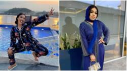 Tonto Dikeh Leaks Humbling Video of Moment Creditor Storm Bobrisky's House, Crossdresser Denies Being at Home