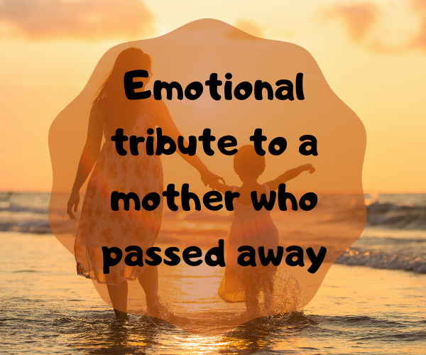 Emotional Tribute To A Mother Who Passed Away Tuko Co Ke