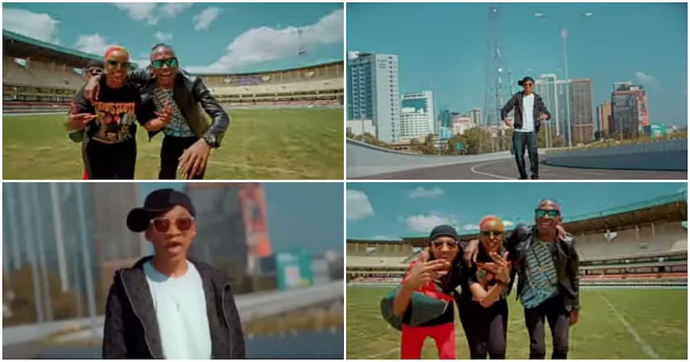 Trio Mio, Iyanii Become 1st Musicians to Shoot Music Video on Nairobi Expressway.
