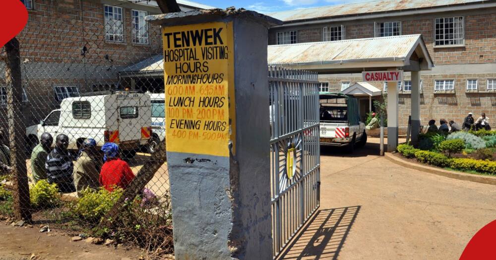Tenwek Hospital entrance in Bomet county.