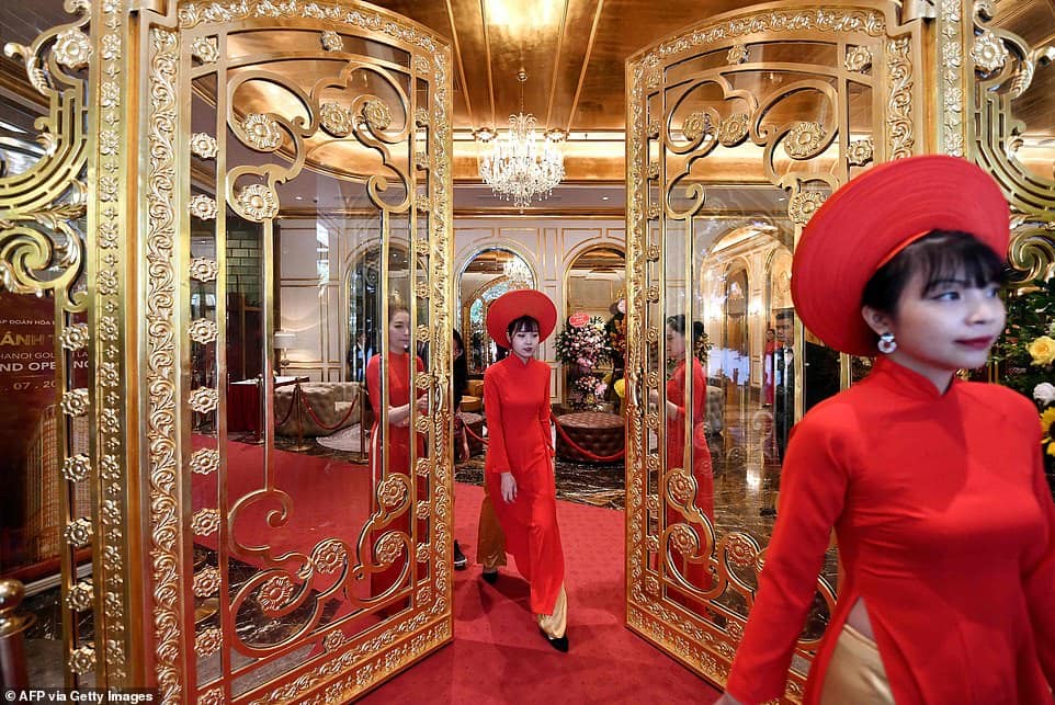 Gold-plated hotel opens in Vietnam, cheapest room goes for KSh 26K per night