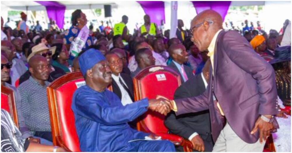 Khalwale and Raila Odinga.