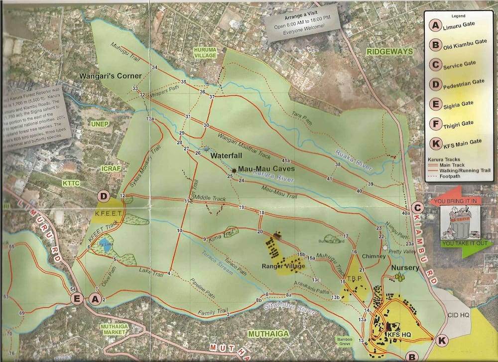 Karura Forest Nairobi charges