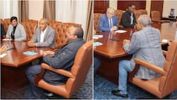 Kanze Dena: Former State House Spokesperson Spotted in Nairobi Meeting with Uhuru Kenyatta
