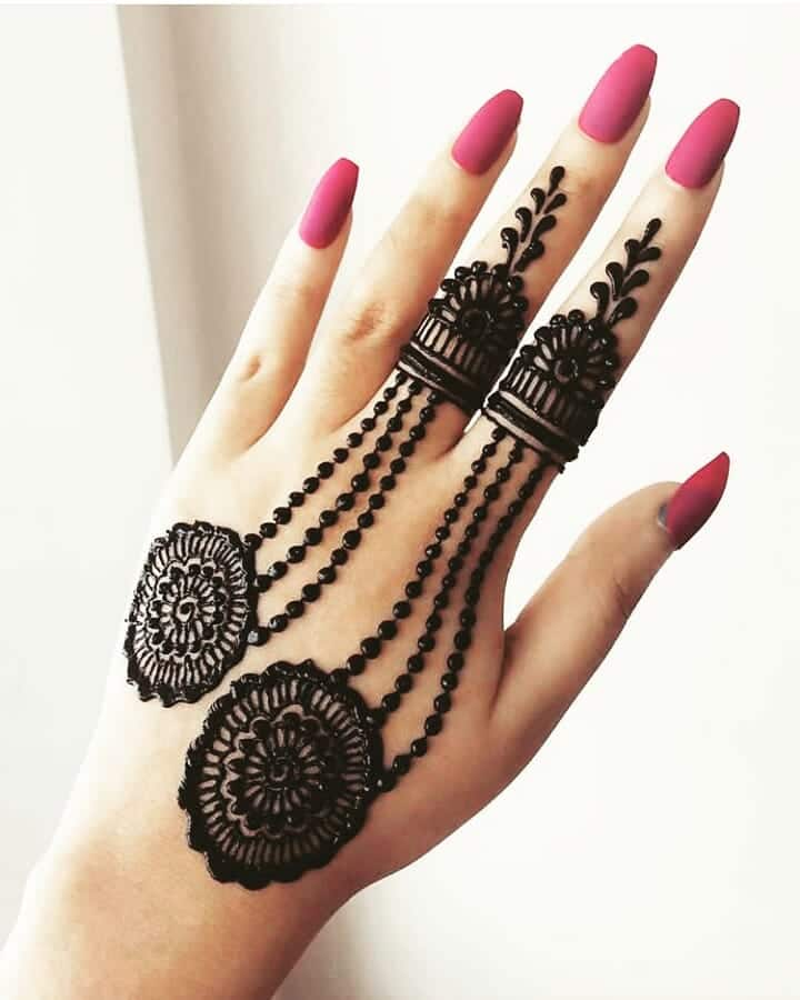 simple mehndi designs for hands for beginners