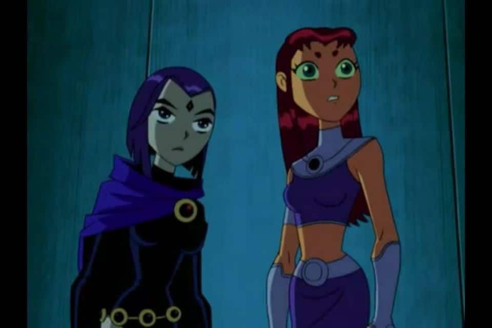 Starfire and Raven of Teen Titans