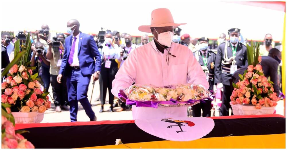 Yoweri Museveni cast doubt on the belief that Africans who die early are called by God.