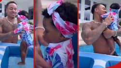 Rotimi Treats Adorable Daughter Imani to Her First Family Vacation: "Travelling, Sleepless Nights"