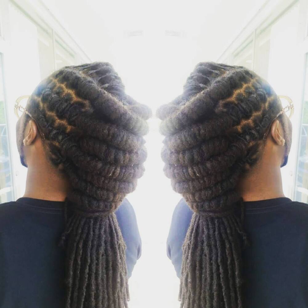 Barrel dreads styles