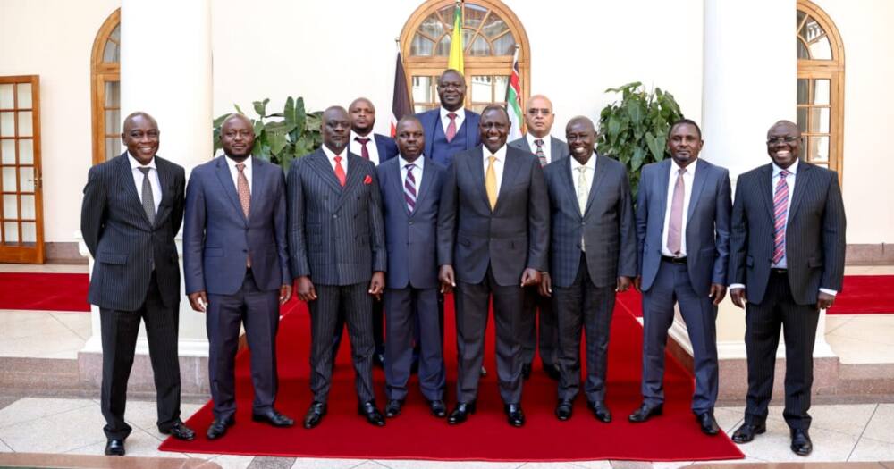ODM with William Ruto at State House.