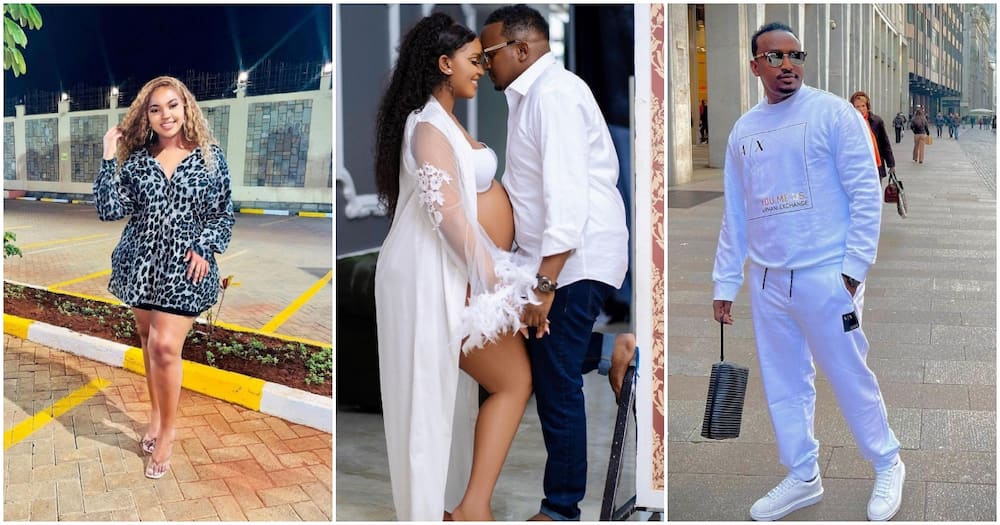 Jamal Rohosafi officially claimed Michelle Wangare as his lover. Photo: Michelle Wangare, Jamal Rohosafi.