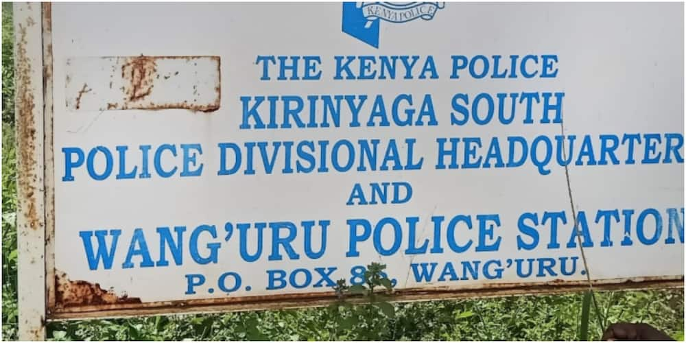 Wang'uru Police Station in Kirinyaga County. Photo: Citizen