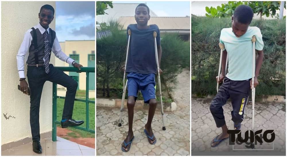 Muhammed Lawal, a Nigerian student who is sick seeks help for treatment in Germany.