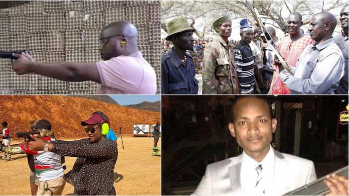 William Ruto, 5 Other Prominent Kenyans who’ve Publicly Been Seen Handling Firearms